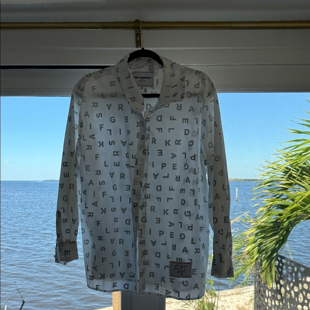 Karl Lagerfield Button down shirt - Picture 2 of 5